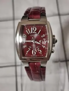 希少品 CITIZEN シチズン H330 XC クロスシー 腕時計 赤 レッドのサムネイル