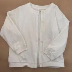 【110cm】UNIQLO キッズ カーディガン ホワイト