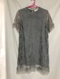 AVERY ROW エイベリーロウ フラワー レース ワンピース グレー 新品