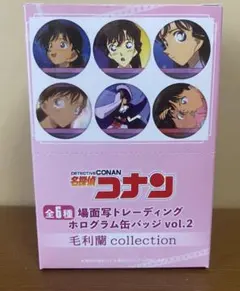 名探偵コナン　場面写トレーディングホログラム缶バッジ　毛利蘭 vol.2