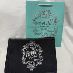 Tiffany 展覧会 デニムポーチ