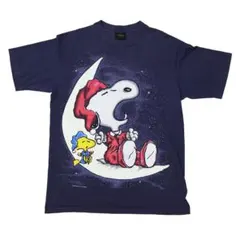 90s Changes スヌーピー ヴィンテージ Tシャツ L ネイビー