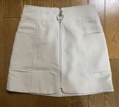 LIP SERVICE ベージュ タイトミニスカート