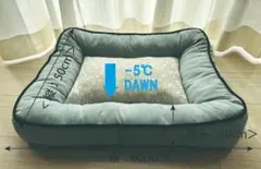 50×60ｃｍ☆暑さ対策☆ペット用クールベッド☆接触冷感生地☆軽量☆滑り止め付のサムネイル