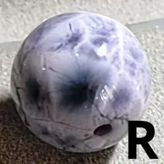 ★リッチパープルラリマー 10.3ミリ珠 ビーズR(珍品！)