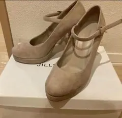 日本製　天然皮革　ジルスチュアート　MARYJANEPUMPS 23.5cmのサムネイル