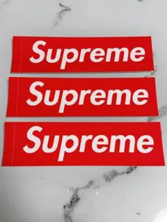 Supreme ロゴステッカー 3枚セット