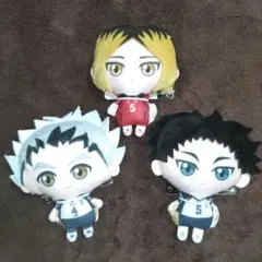 ハイキュー！ぬいぐるみちゃーむvoi.2 3個セット。
