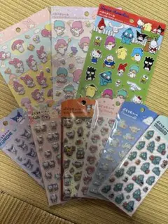 ぷくっとシール　ペタペタシール　サンリオシール9枚セット