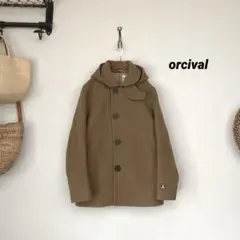 SALE‼️Orcival オーシバル フード付き メルトン シングル ピーコート
