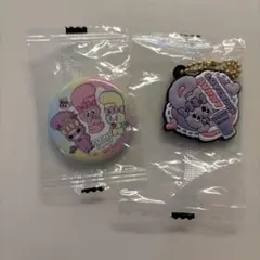 ビッくらポン エスターバニー 缶バッジ＆キーホルダーセット