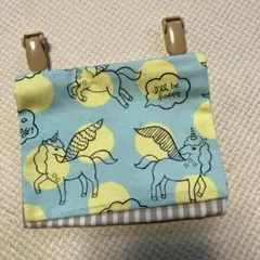 ユニコーン柄 移動ポケット