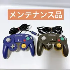 任天堂 ゲームキューブ 純正コントローラー 2個セット バイオレット 整備済み