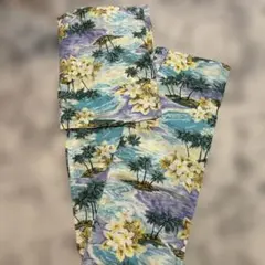 トロピカル柄浴衣　アロハ浴衣