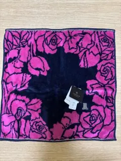 LANVIN COLLECTION バラ刺繍 タオルハンカチ34×34 LANVIN COLLECTION バラ刺繍 タオルハンカチ34×34 - メルカリ