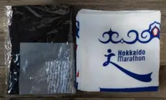 北海道マラソン2025　参加賞のTシャツとフィニッシャータオルのセット