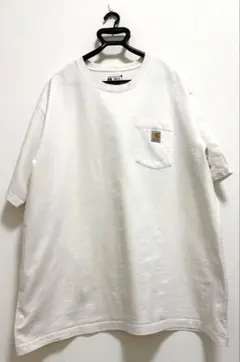 Carhartt カーハート 2XL ホワイト ポケT Tシャツ