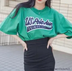USPOLO Tシャツ グリーン