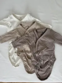 H&M ラップリブボディスーツ 3枚セットのサムネイル