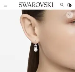 SWAROVSKI スワロフスキー　Originally ドロップイヤリング