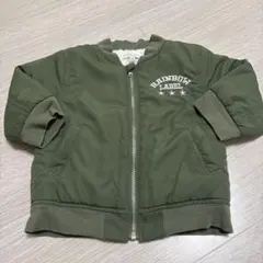 アースミュージックアンドエコロジー　オリーブグリーン アウター　90