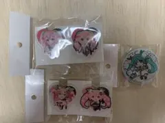桜ミクアクリルバッチ⭐︎Snow Miku缶バッチ