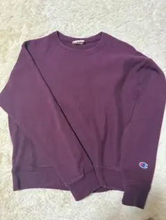 70s 復刻Champion Reverse Weave ワインレッド　フェード