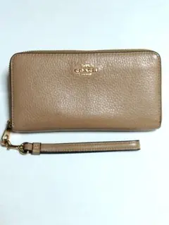 COACH ベージュ 長財布