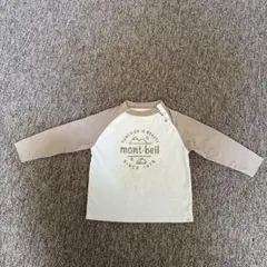 mont-bell 長袖カットソー ホワイト/ベージュ
