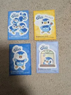ポケモン　ポッチャマ　ステッカー４枚セット　No.991