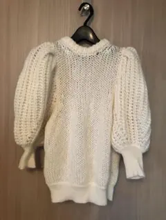 セブンテン】ジャガードカシュクールトップス 白 タグなし - メルカリ