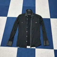 COMME CA COLLECTION ブラックシャツ Mのサムネイル