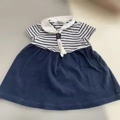 familiar ワンピース 80cm マリン