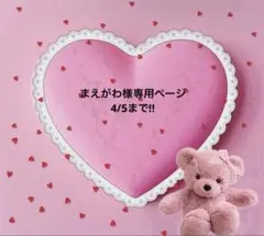 まえがわ様専用ページ