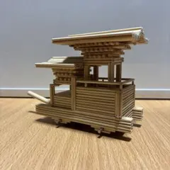 建築模型 丹下健三「Tange House」木製ハンドメイド模型（一点物