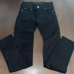 ウエスト58ブラック スリムフィット デニムパンツ