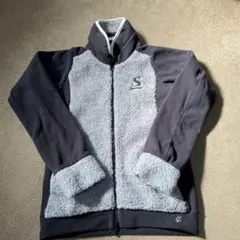 Srixon フリースジャケット LLサイズ グレー/ブラック