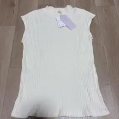 AG by aquagirl リブ ノースリーブ ニット M 新品タグ付きのサムネイル