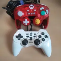 ホリコントローラー　HORIPAD3TURBO、ゲームキューブ　マリオ