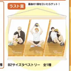 ハイキュー　運試し　ラストワン　タペストリー