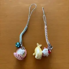 ハローキティ ストラップ　二個セット　鳥羽限定