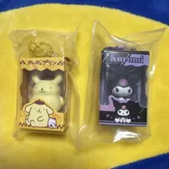 サンリオキャラクターズ　チョコボックス　ポムポムプリン　クロミ キーホルダー