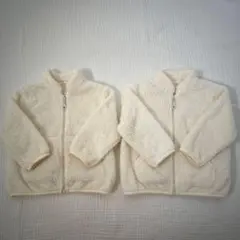 ユニクロ　フリースジャケット　双子