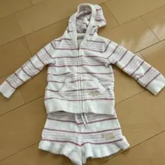 ジェラートピケ　ルームウェア　上下セット　ピンク