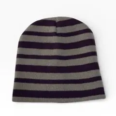 平成 00s border beanie ニット帽 ビーニー y2k