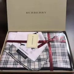BURBERRY チェック柄ハンカチ 2枚セット
