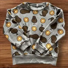 キウイ柄トレーナー 120cm以上