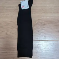 ユニクロ 2026 ハイソックス メンズ ブラック 25-27cm 新品 靴下
