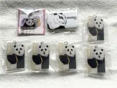 呪術廻戦 パンダ スクエア缶バッジ アクキー マルチマーカー カフェ まとめ売り