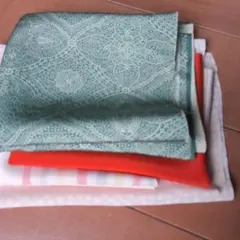Ａ39古布着物生地 　柄物3種
